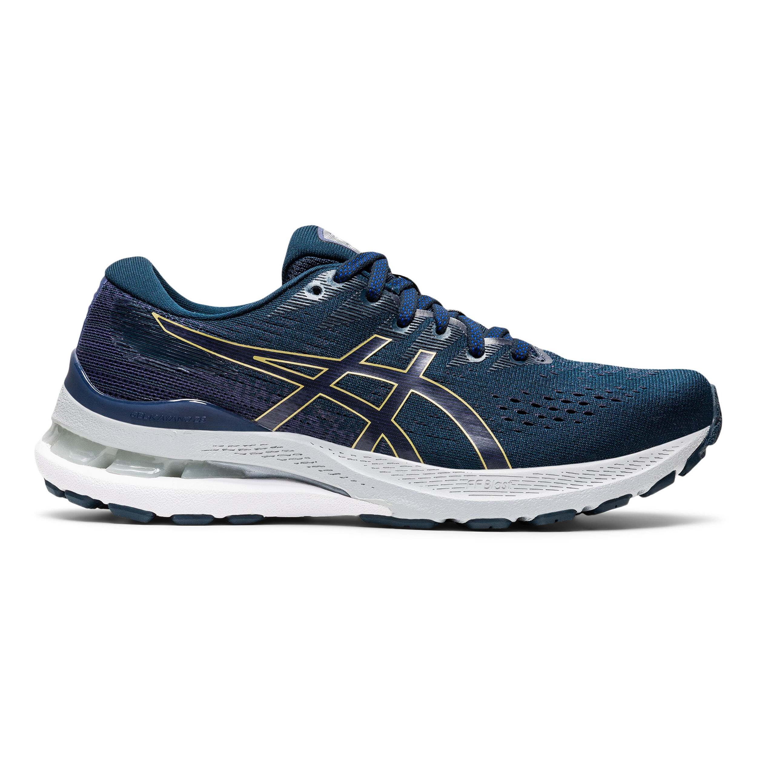 Blue and gold asics outlet