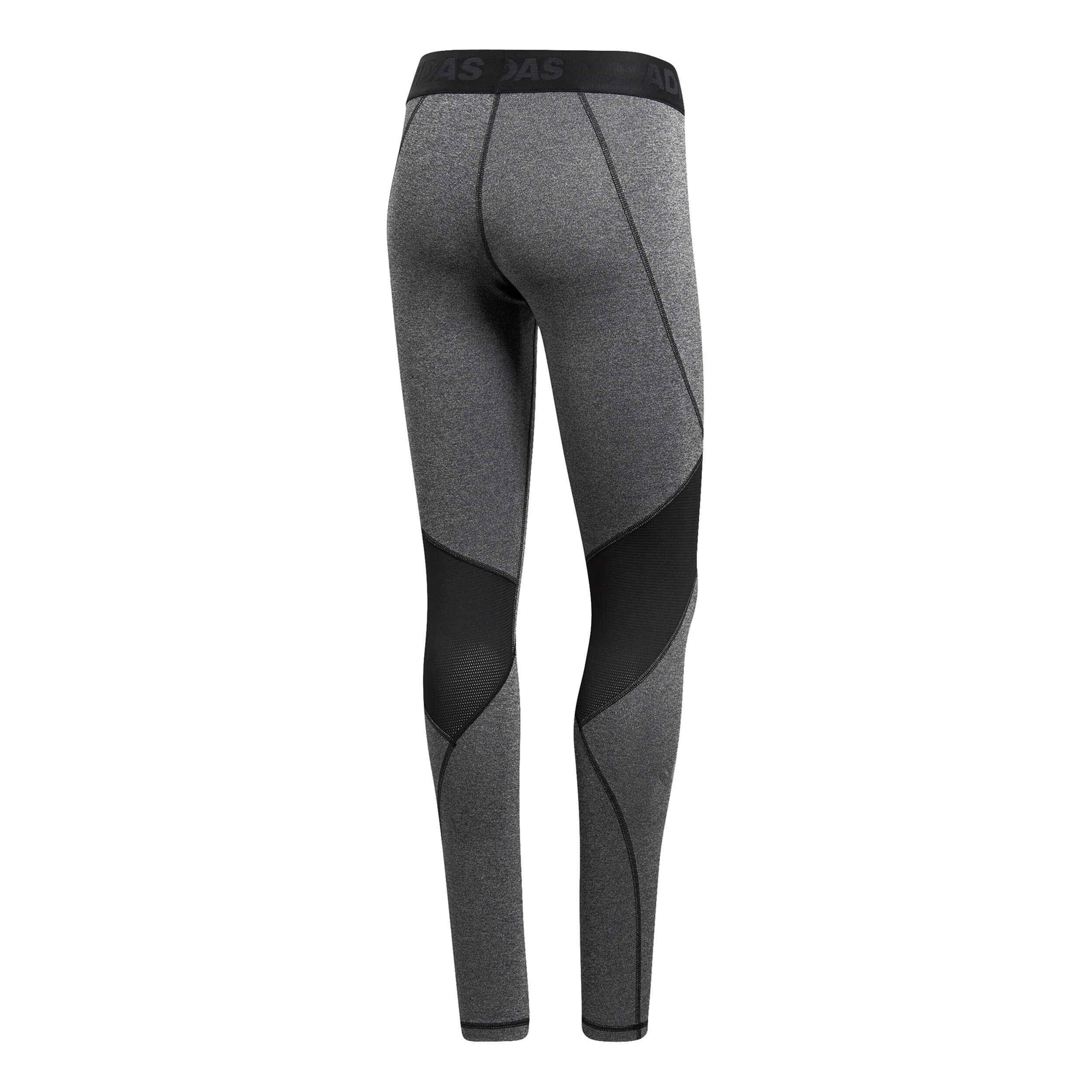 AlphaSkin Sport Heather Tight Damen Dunkelgrau Schwarz