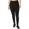 Road Winter High Waist Lauftight Damen-Schwarz