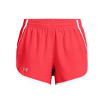 Under Armour Bekleidung Under Armour Fly By 3in Laufshorts Damen-Rot,Weiß