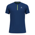 Odlo Bekleidung Odlo X-Alp Trail Crew Neck Laufshirt Herren - dunkelblau, 