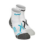 UYN Bekleidung UYN Super Fast Laufsocken 2er Pack Damen-Weiß,Türkis