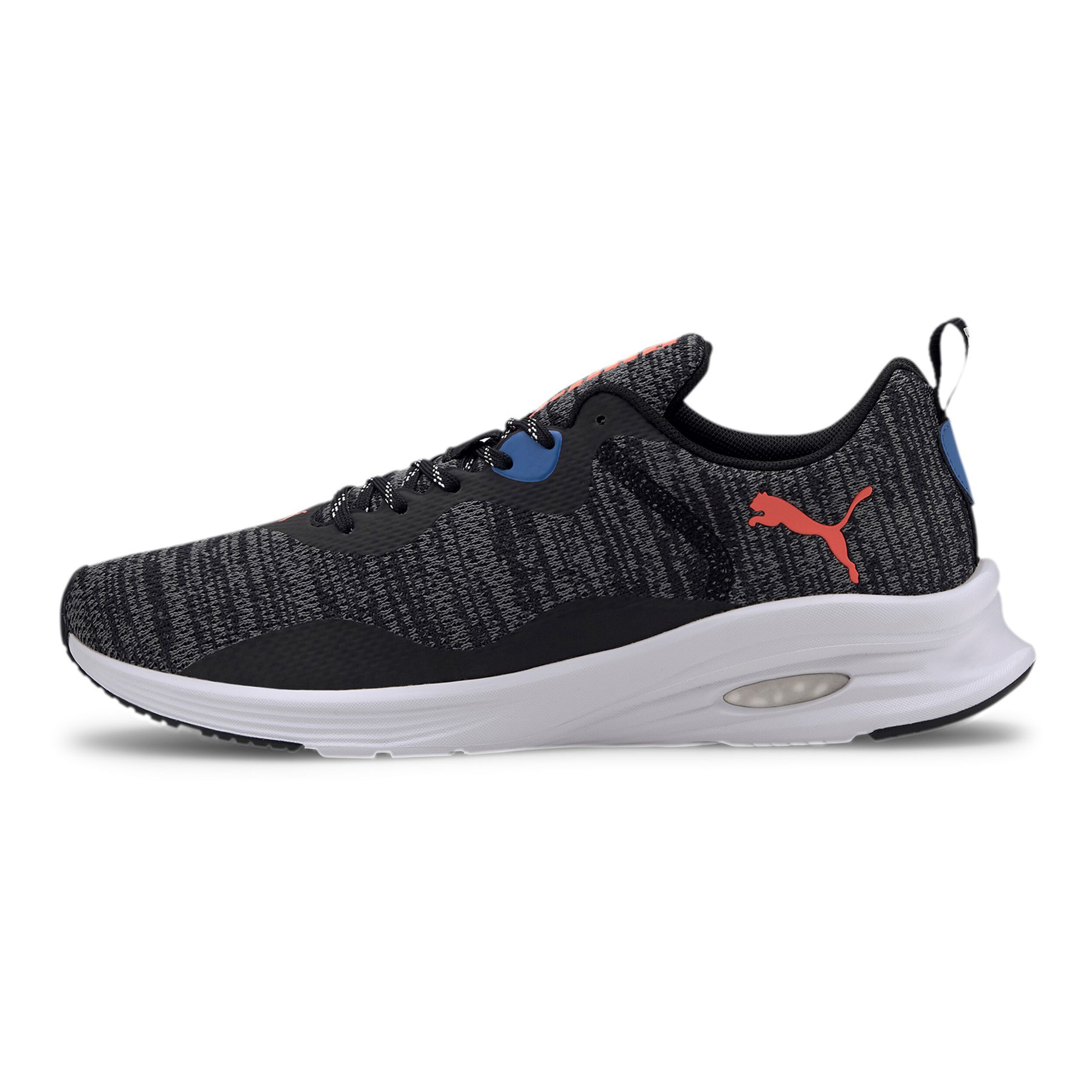 Hybrid Fuego Knit Sneaker Herren Schwarz Blau