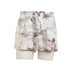 adidas Bekleidung adidas Own The Run 2in1 Laufshorts Damen-Grau,Schwarz