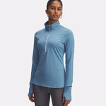 Under Armour Bekleidung Under Armour Launch Pro Half-Zip Longsleeve Damen-Blau