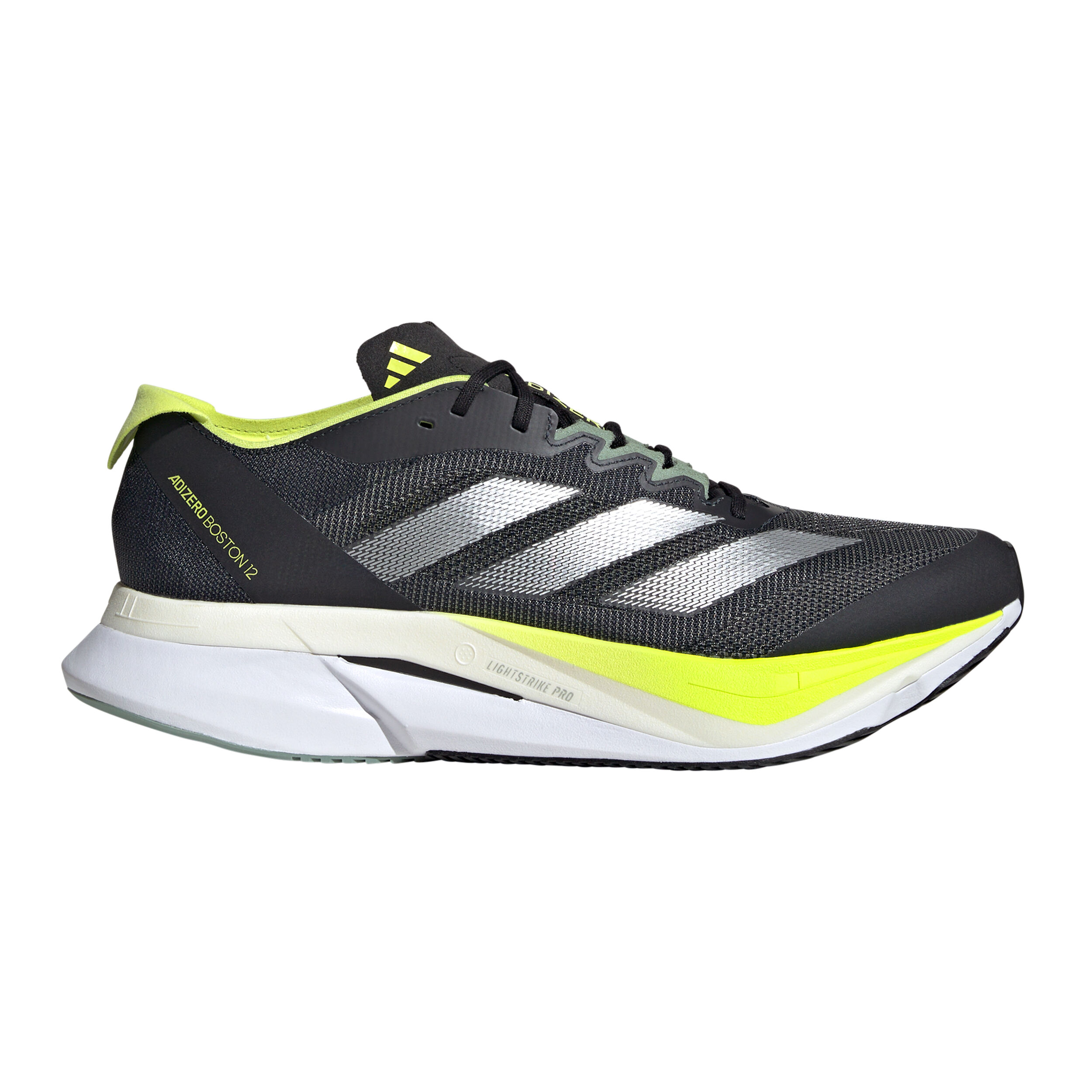 Adizero Boston 12 Wettkampfschuh Herren - Dunkelblau, Gelb