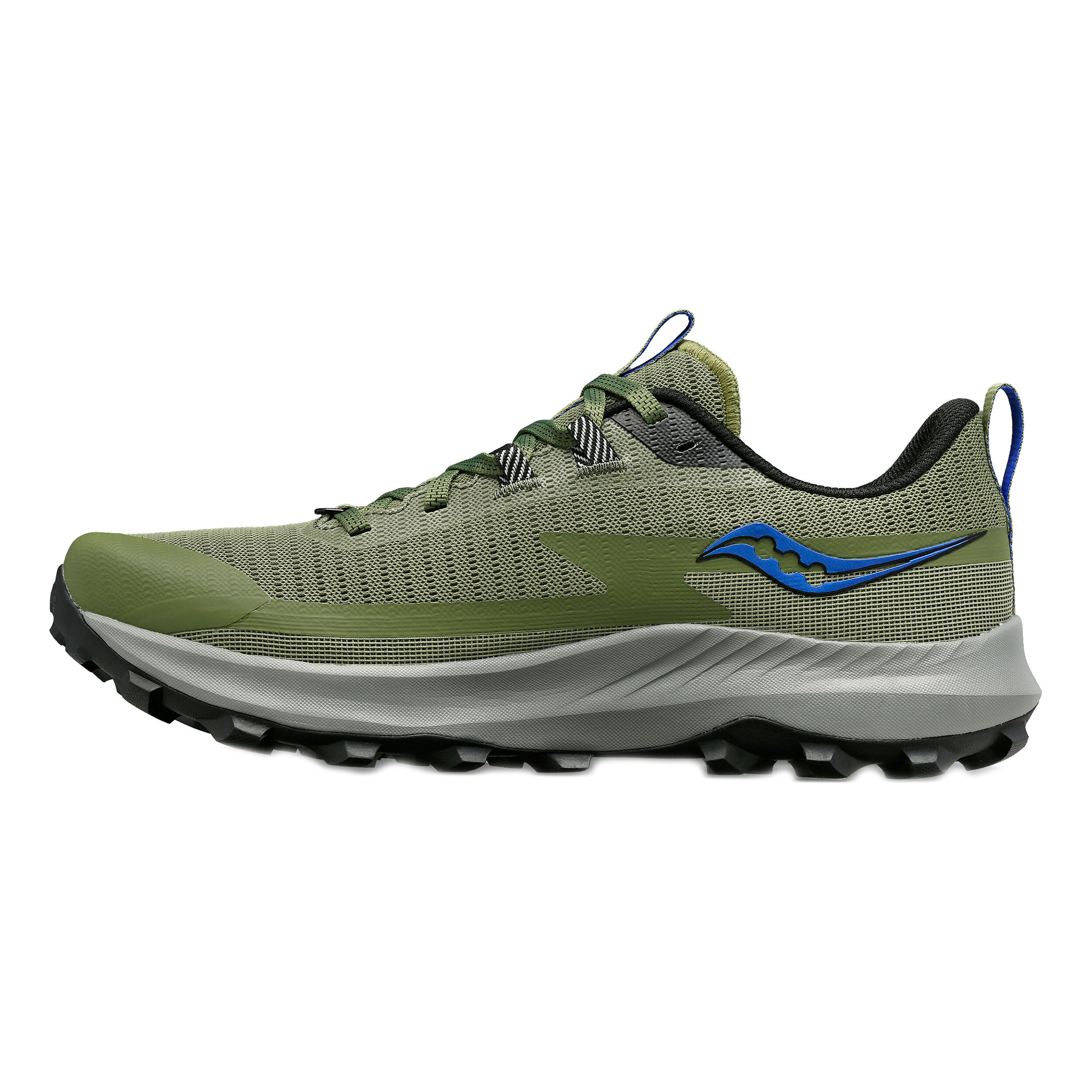 Saucony Peregrine 13 Trailschuh Herren Oliv Blau online kaufen Running Point DE