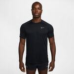 Nike Bekleidung Nike Stride Tee Laufshirt Herren-schwarz