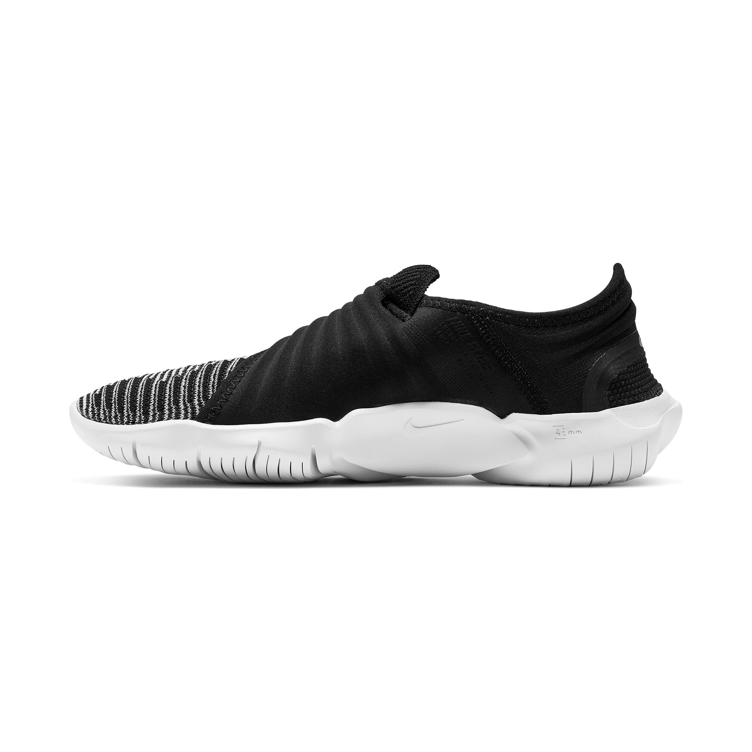Nike Free Run Flyknit 3.0 Natural Running Schuh Damen Schwarz WeiB online kaufen Running Point DE