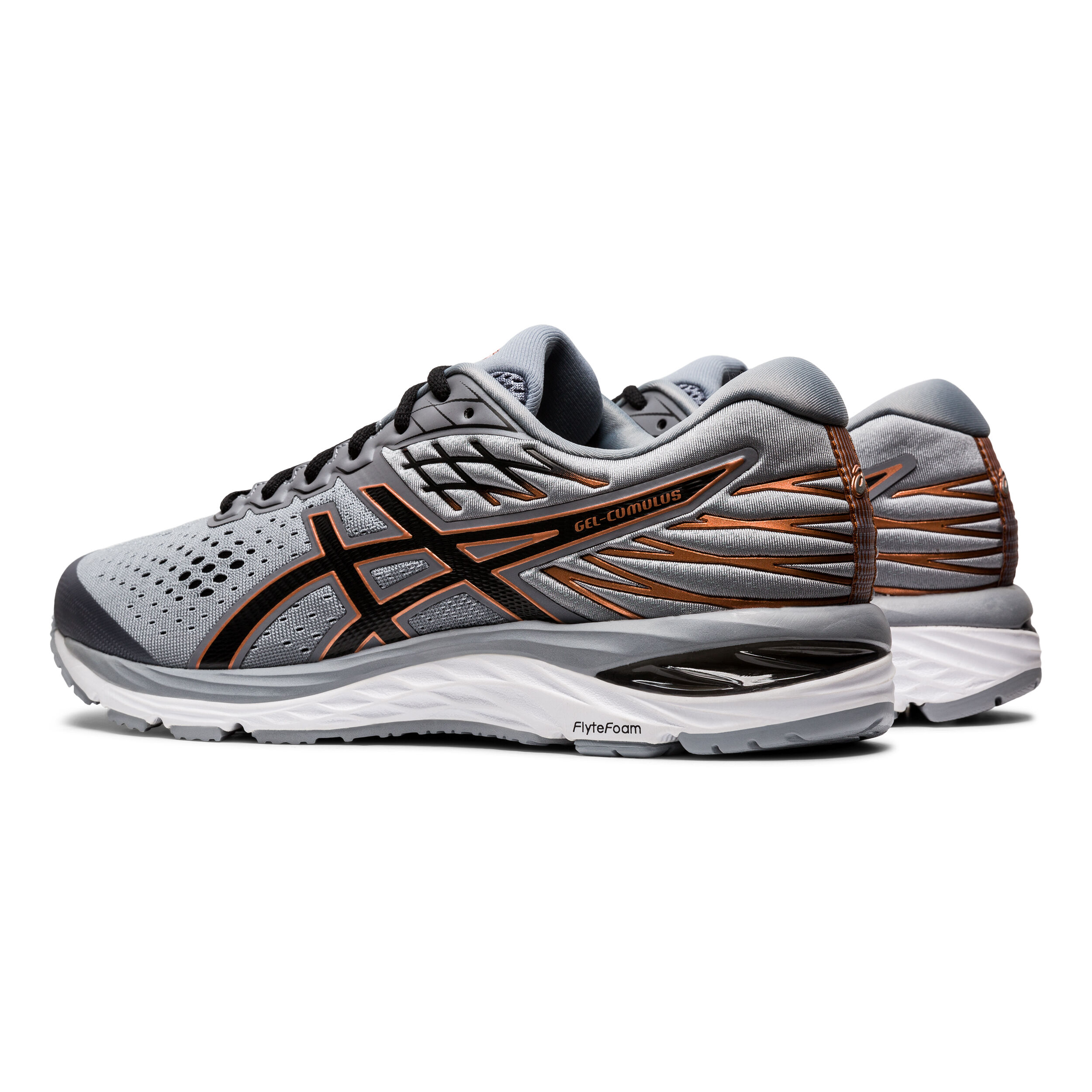 Gel Cumulus 21 Neutralschuh Herren Hellgrau Schwarz