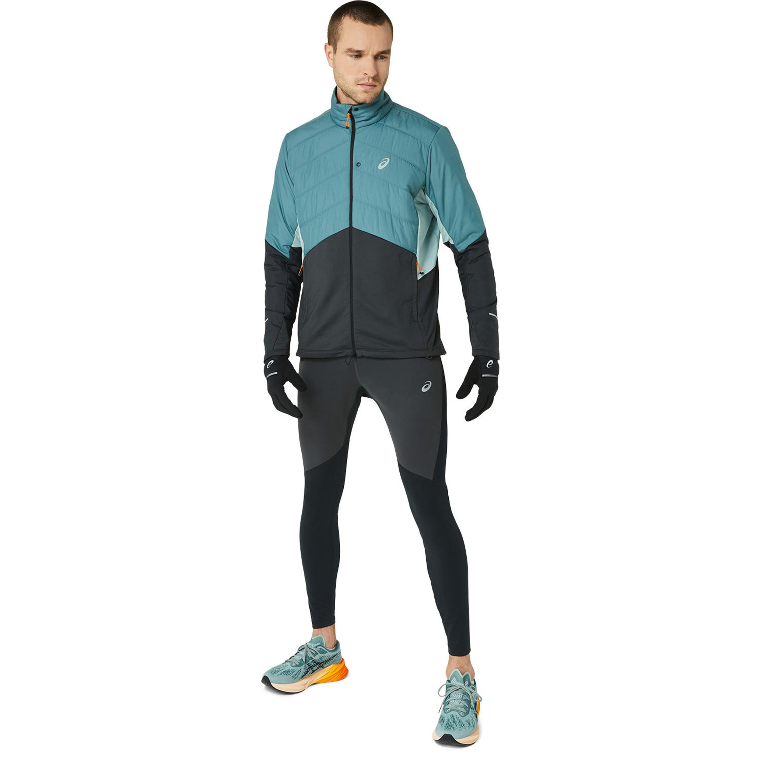 Wind Block Laufhandschuhe Schwarz