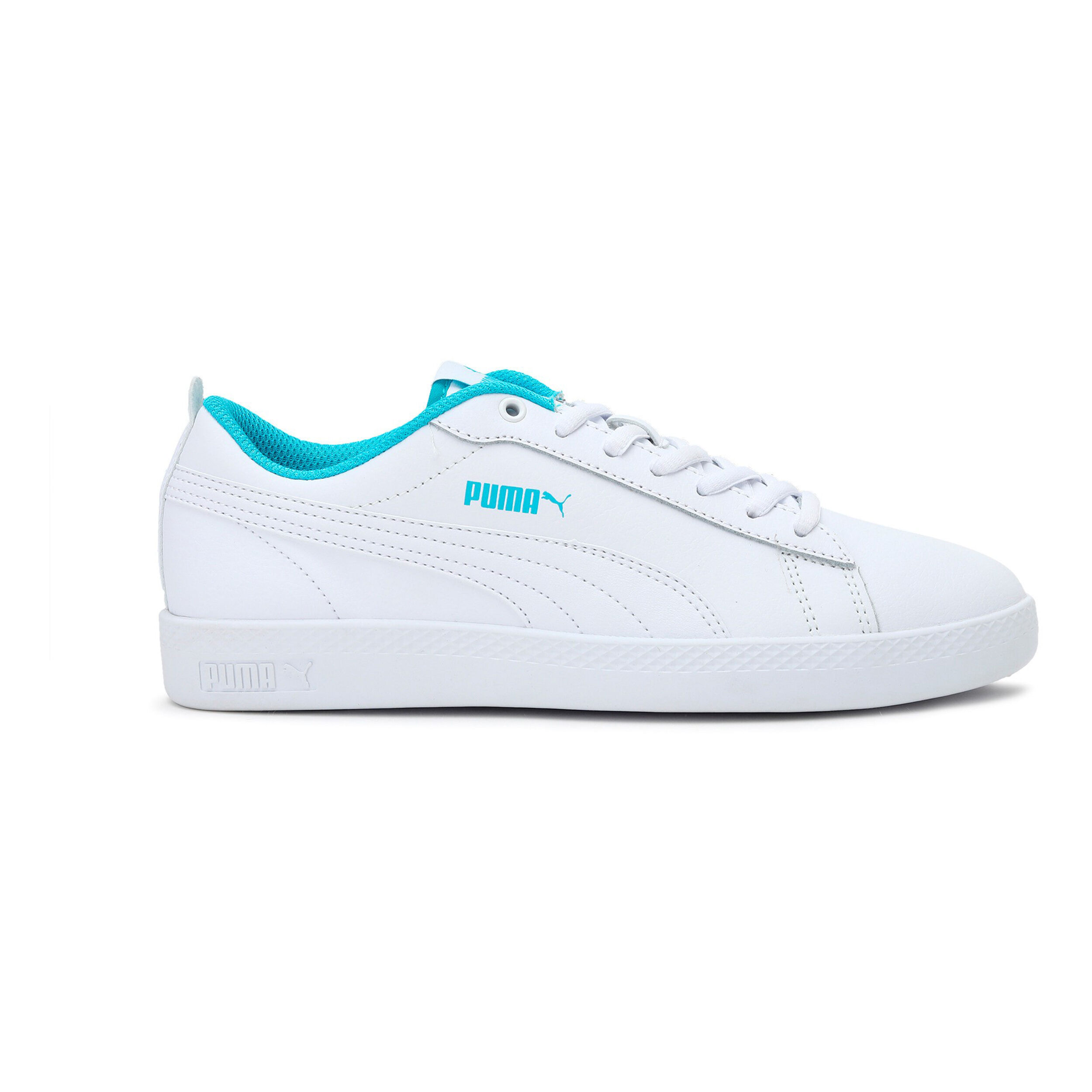 Puma Smash V2 L Sneaker Damen WeiB Turkis online kaufen Running Point DE