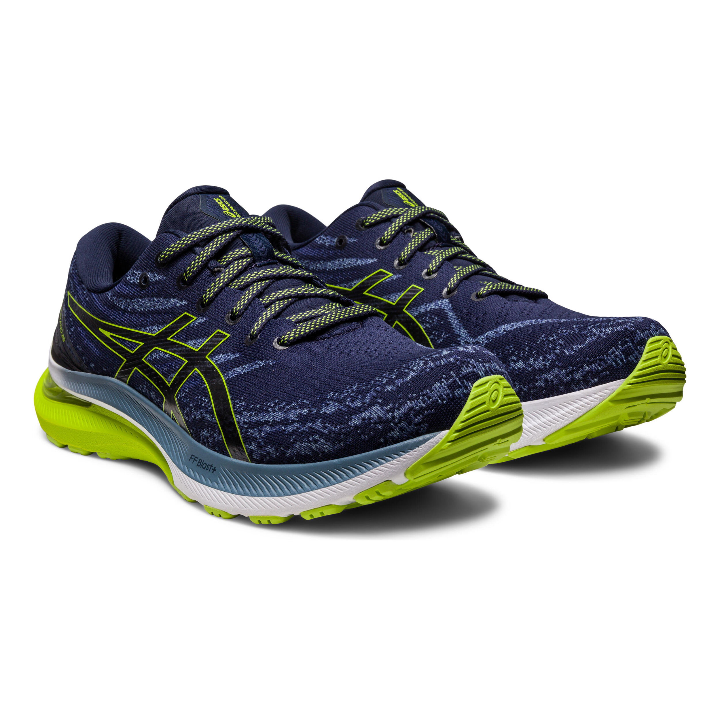 Gel Kayano 29 Stabilitatsschuh Herren Blau Grun