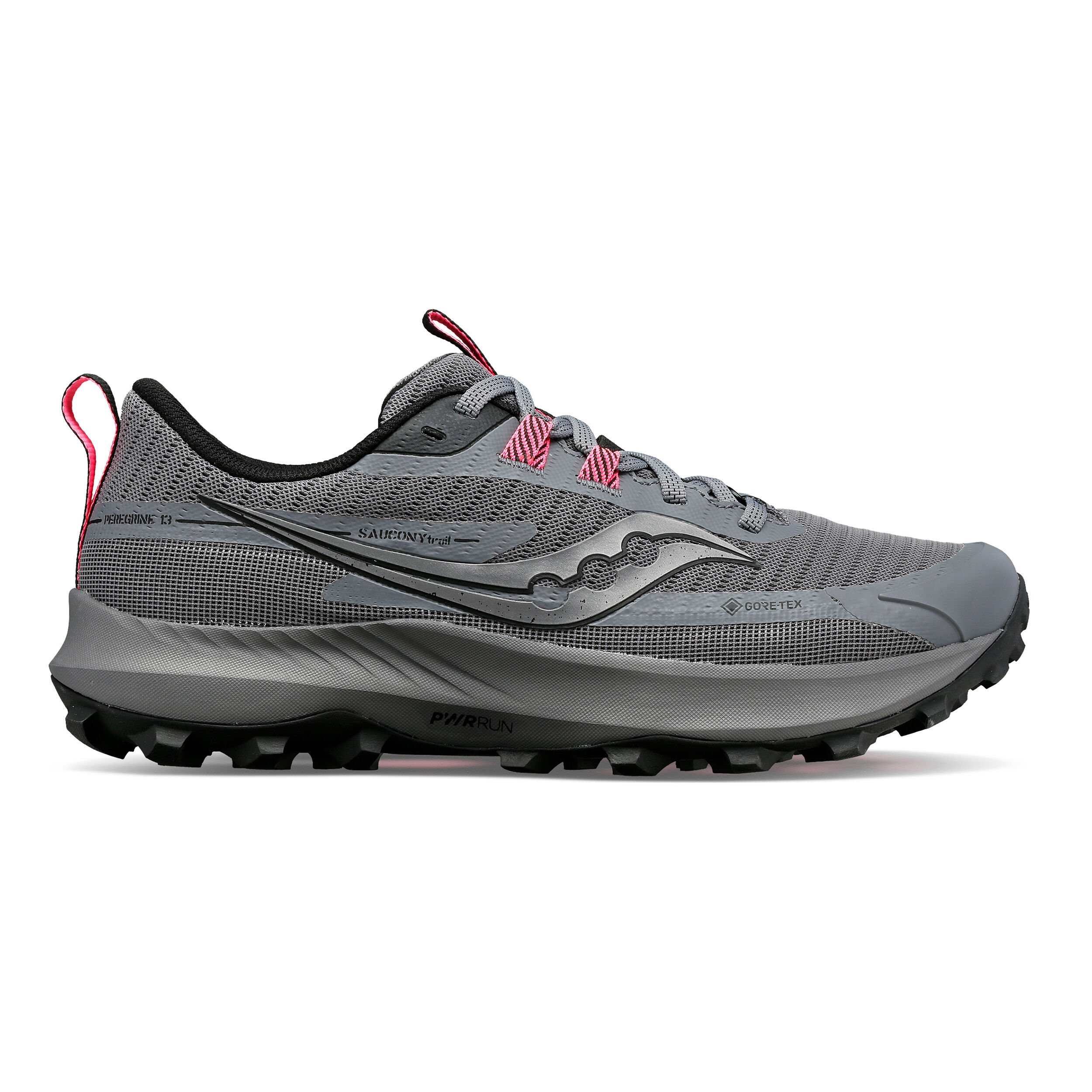 Saucony Peregrine 13 GTX Trailschuh Damen Grau Schwarz online