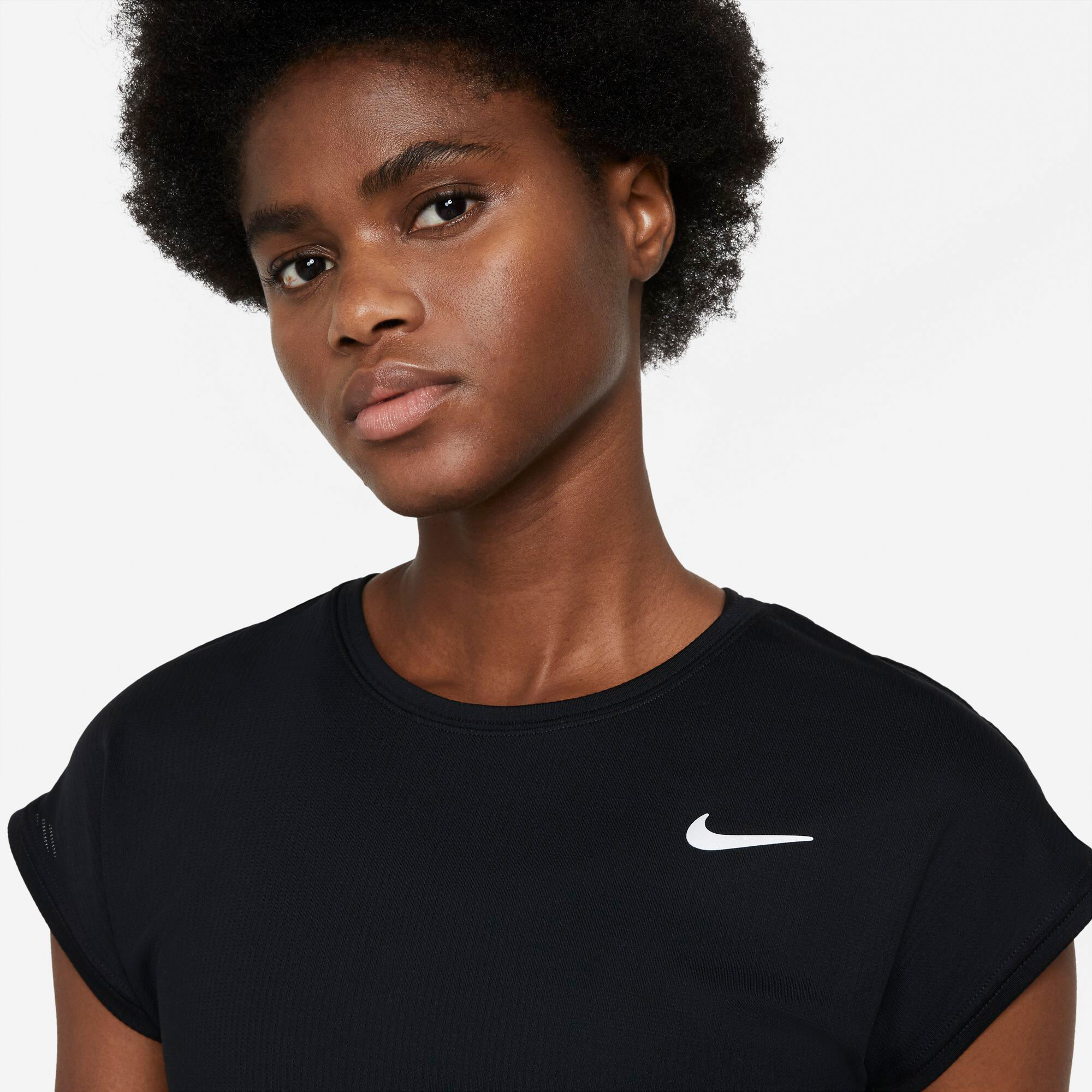 Dri Fit Victory Court T Shirt Damen Schwarz