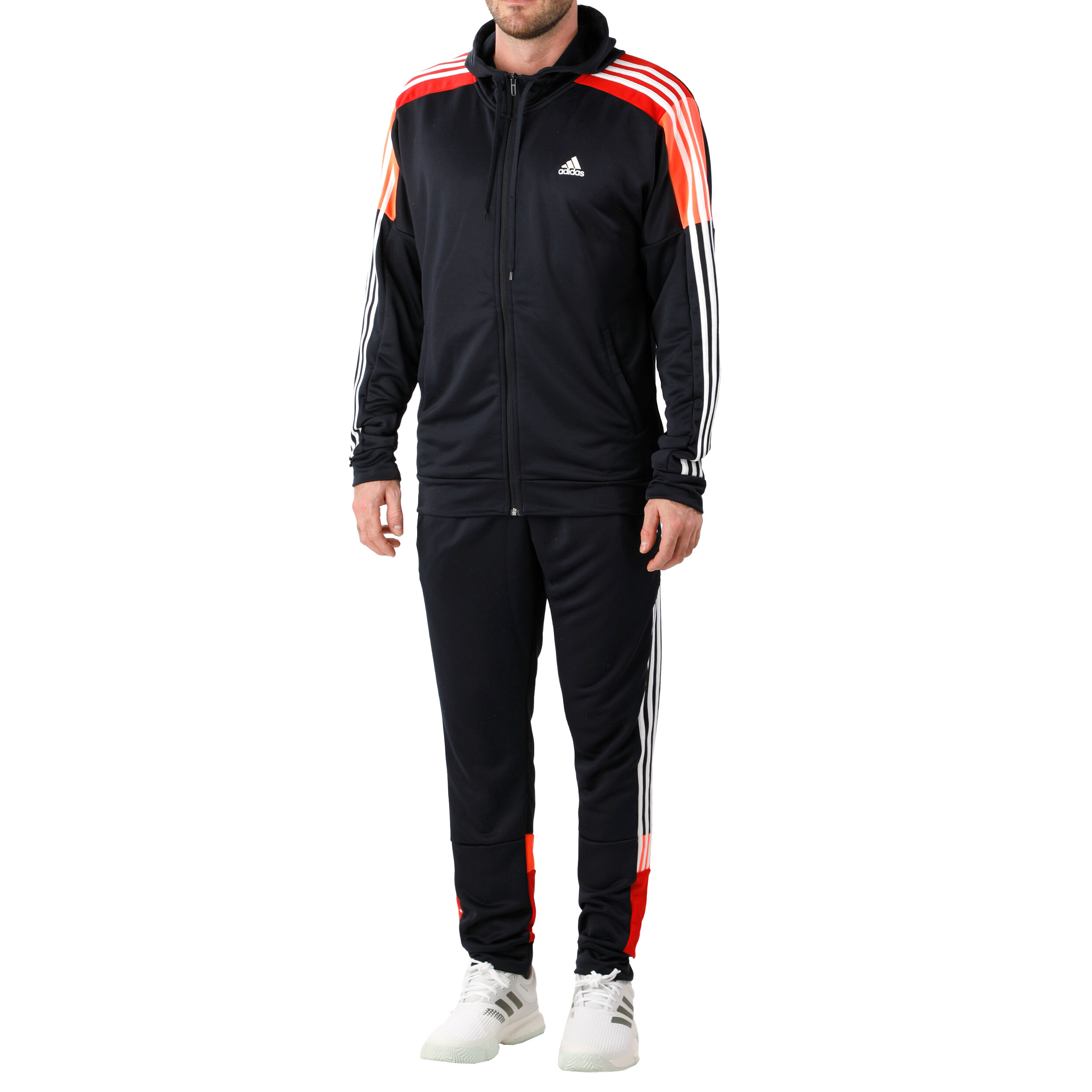 adidas MTS Sport Trainingsanzug Herren Dunkelblau Rot online kaufen Running Point DE