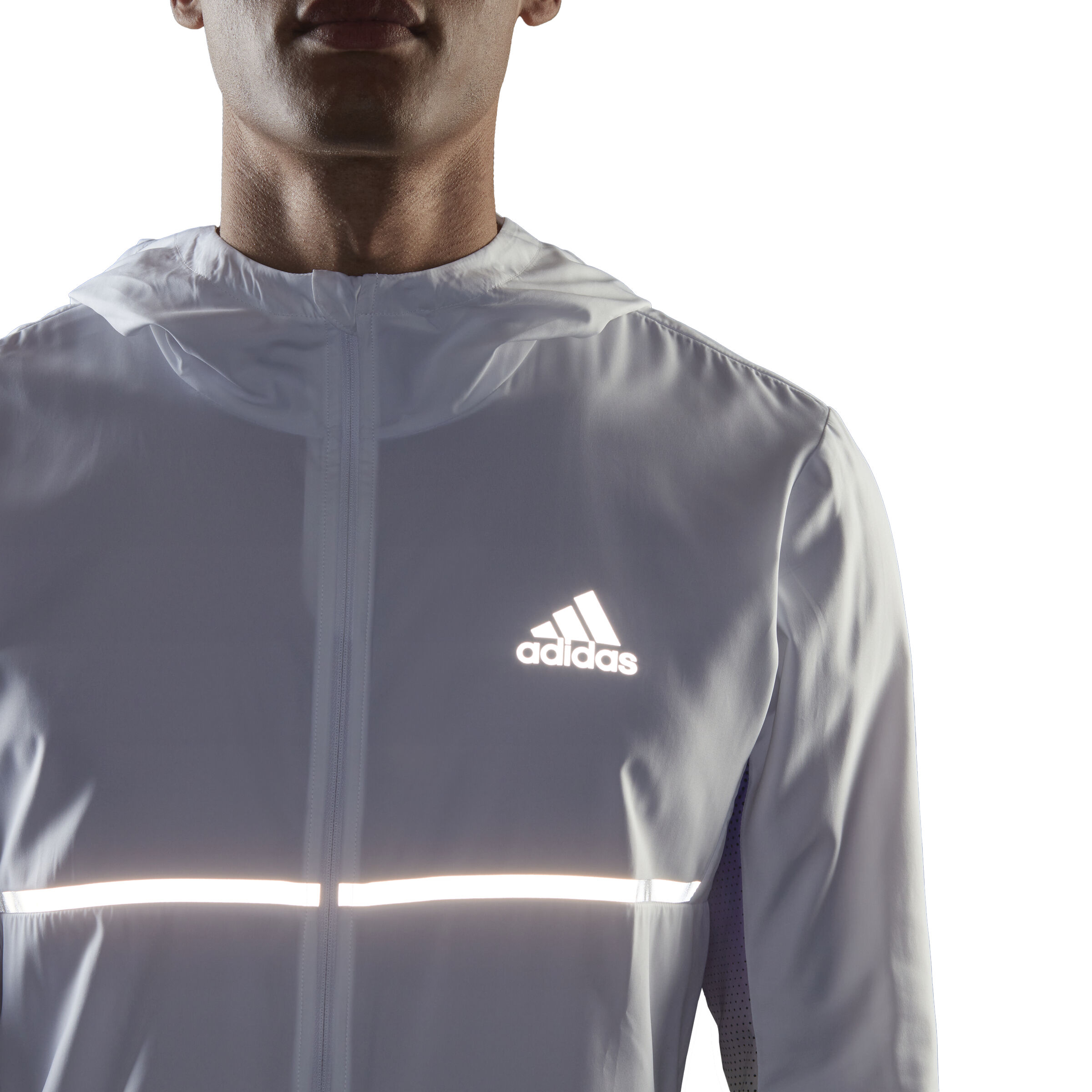 adidas Own The Run Color Block Laufjacke Herren WeiB online kaufen Running Point DE