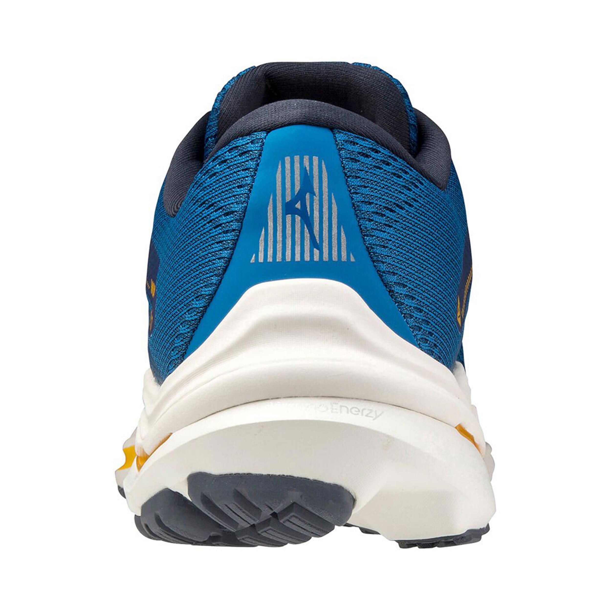 Mizuno Wave Inspire 17 Stabilitatsschuh Herren Blau Silber in GroBe 44 5 online kaufen Running Point DE
