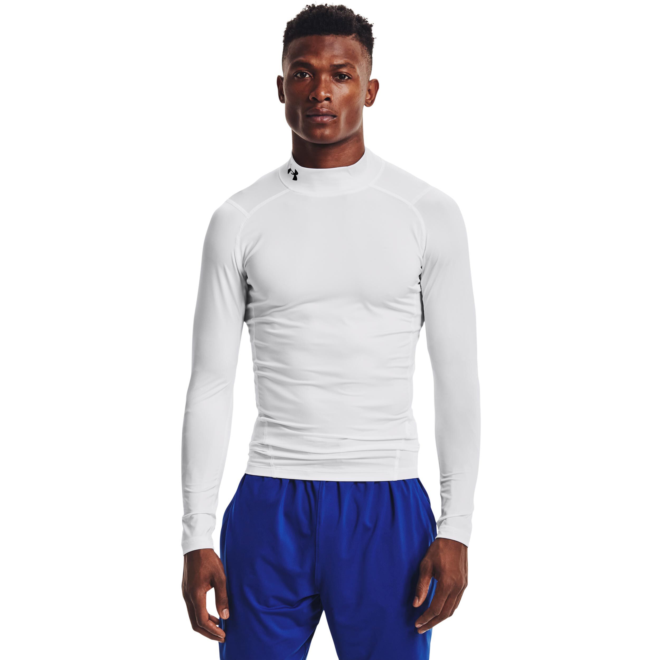 Under Armour Heatgear Comp Mock Longsleeve Herren WeiB online kaufen Running Point DE