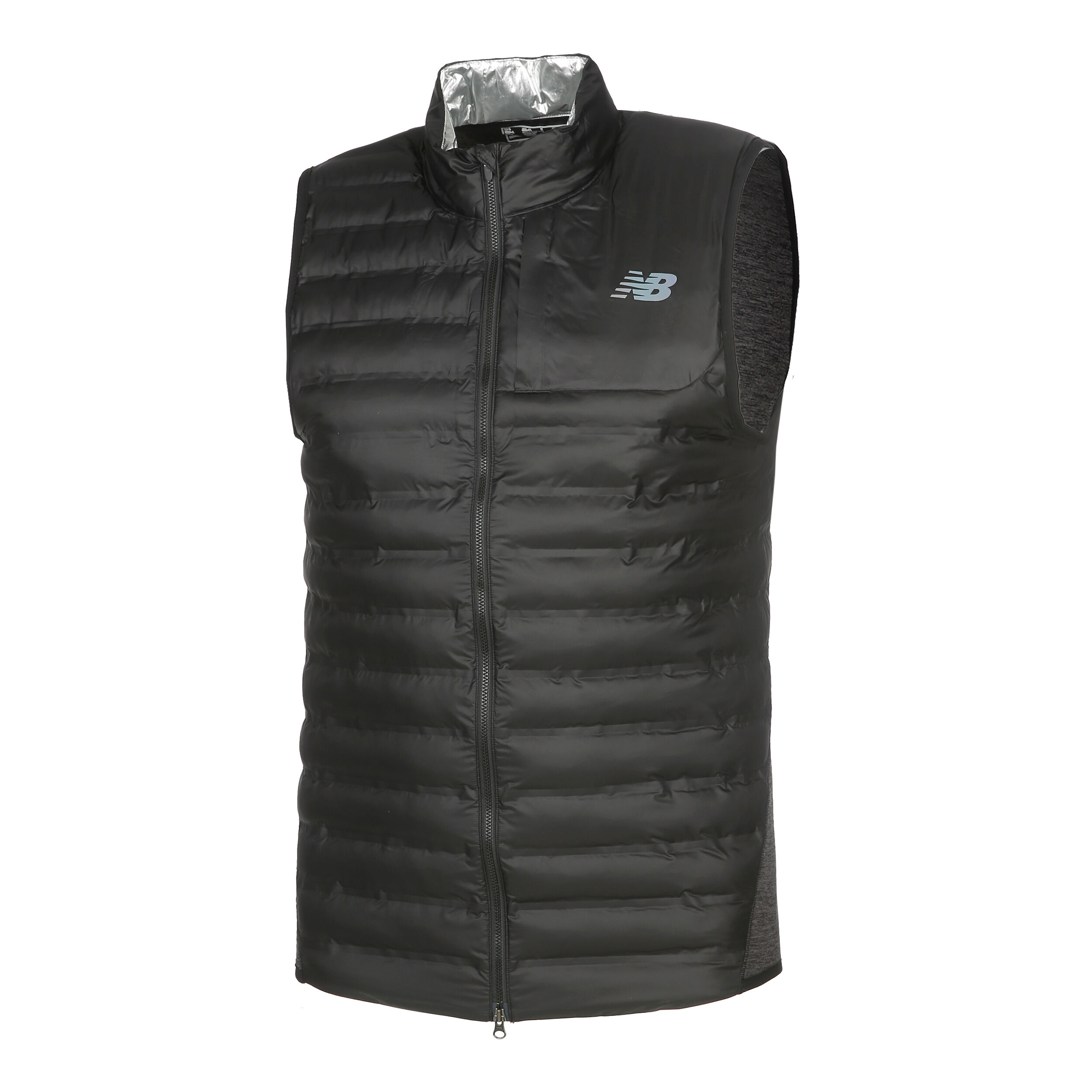 Radiant Heat Weste Herren Schwarz Silber