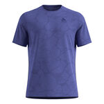 Odlo Bekleidung Odlo Zeroweight Engineered Chill-Tec Laufshirt Herren-Blau