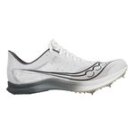Saucony Laufschuhe Saucony Endorphin Cheetah Spikeschuh-Weiß,Grau