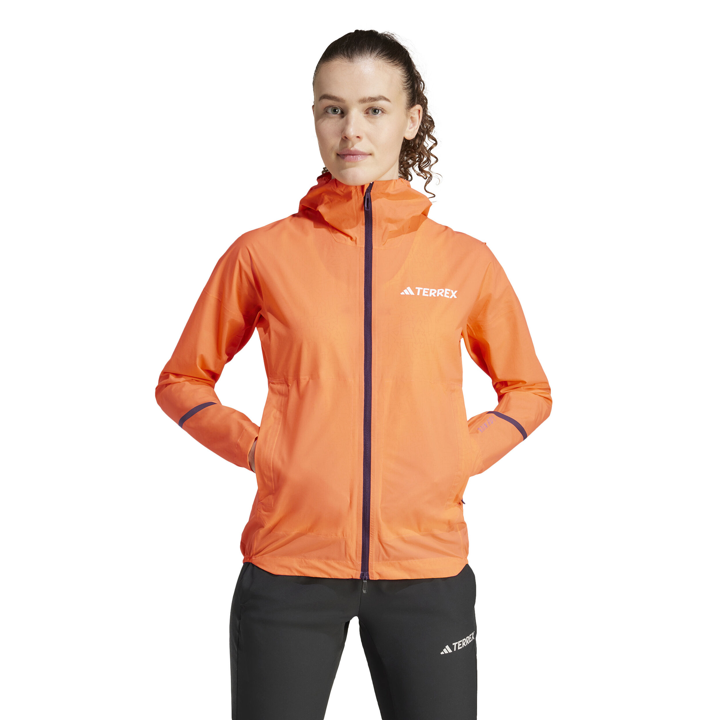 adidas Terrex XPR Light Rain Laufjacke Damen Orange online kaufen Running Point DE