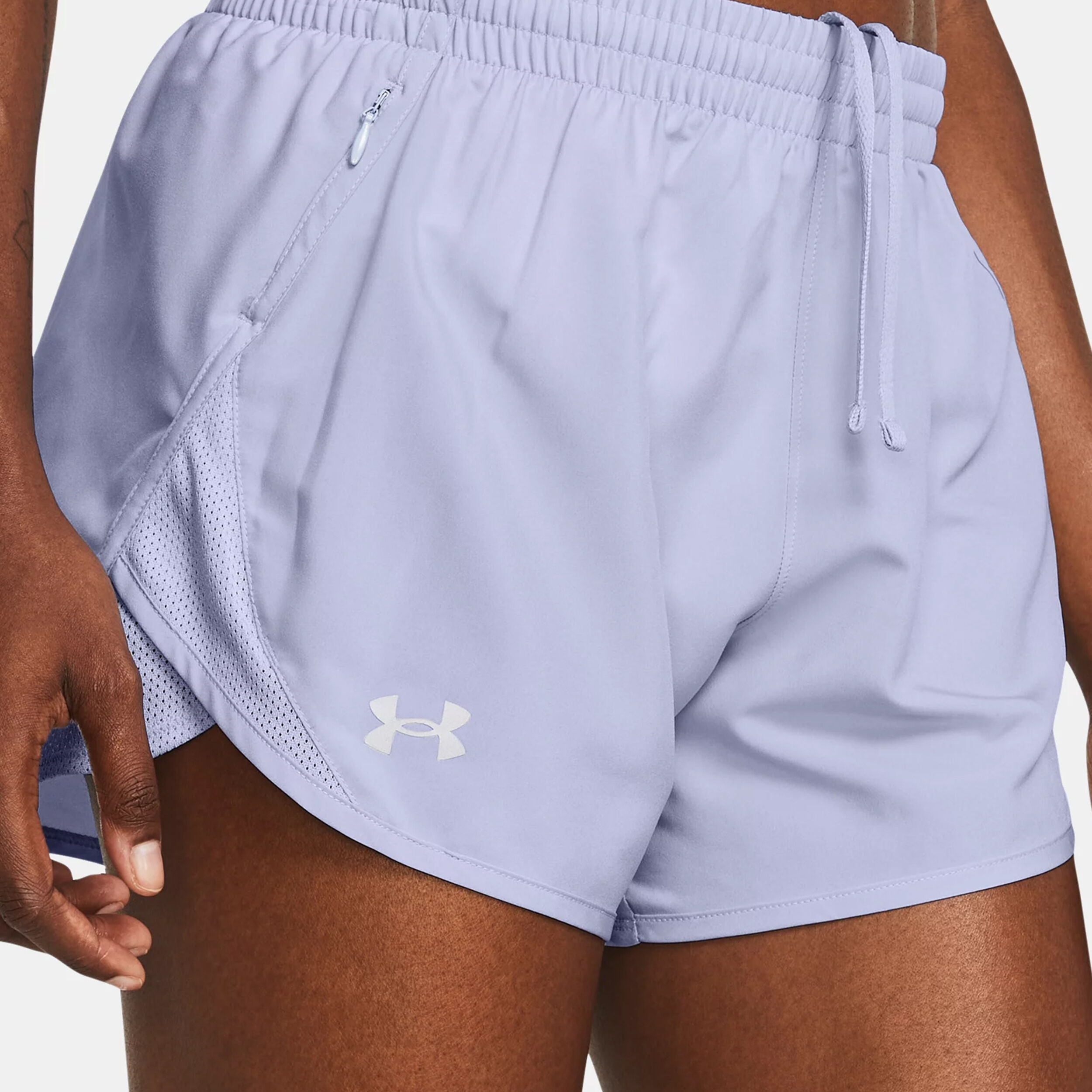 Under armour running shorts ladies discount