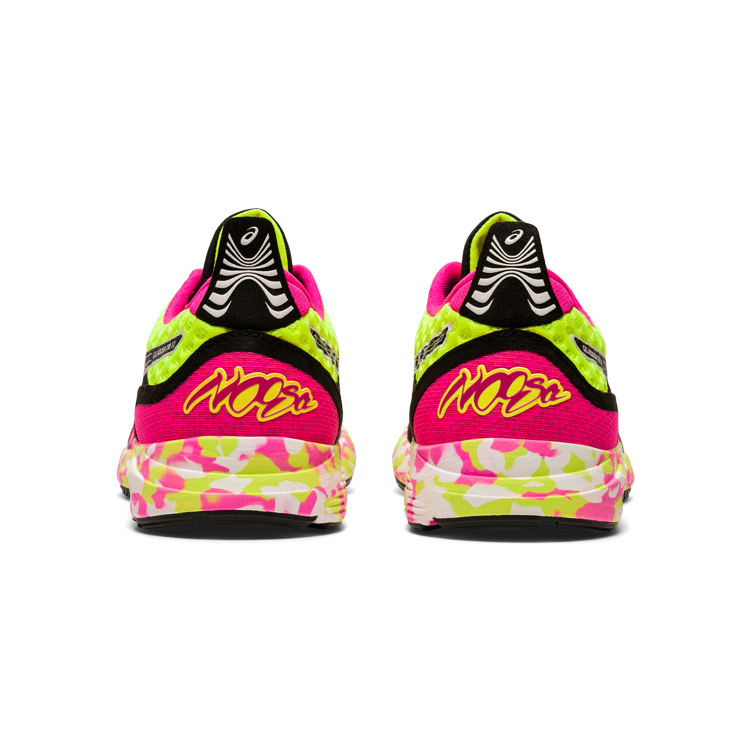Gel Noosa Tri 12 Wettkampfschuh Damen Neongelb Pink