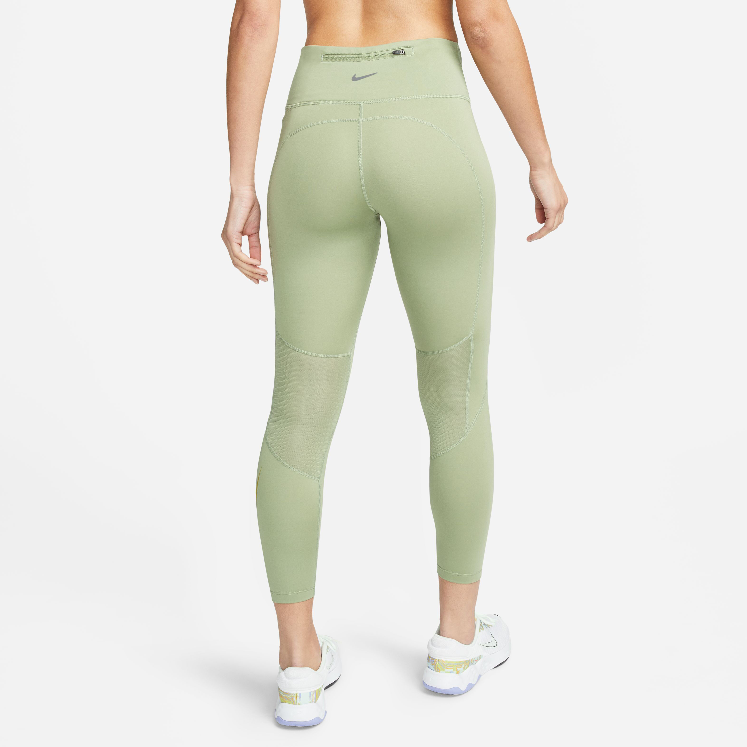 Dri Fit Fast Swoosh HBR Mid Rise 7 8 Tight Damen Salbei