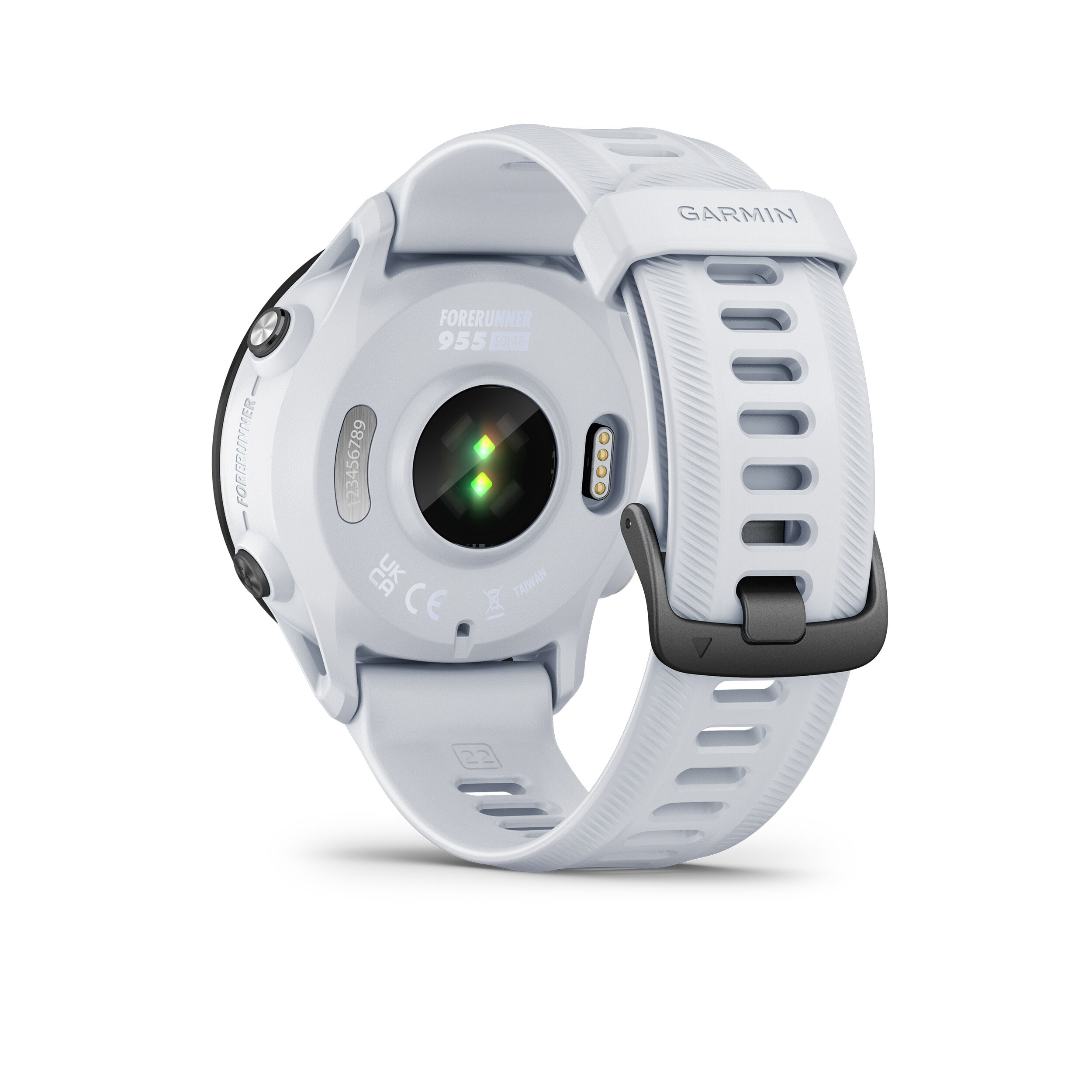Forerunner 955 Solar Pulsuhr WeiB