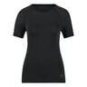 BL Top Crew Neck Performance Light Eco Laufshirt Damen-Schwarz