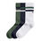 Double Stripe Ankle Crew Sock