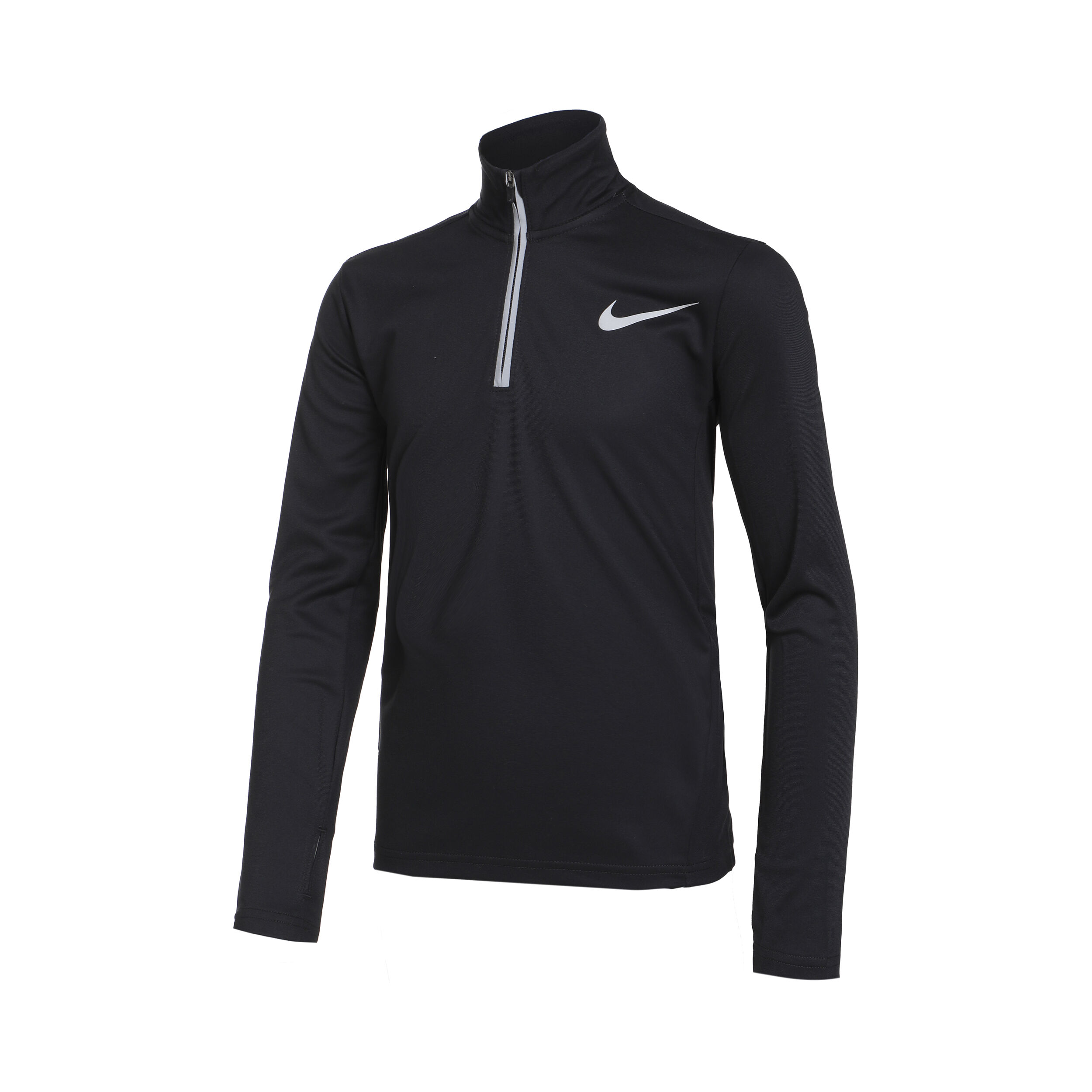 Black nike dri fit zip up new arrivals