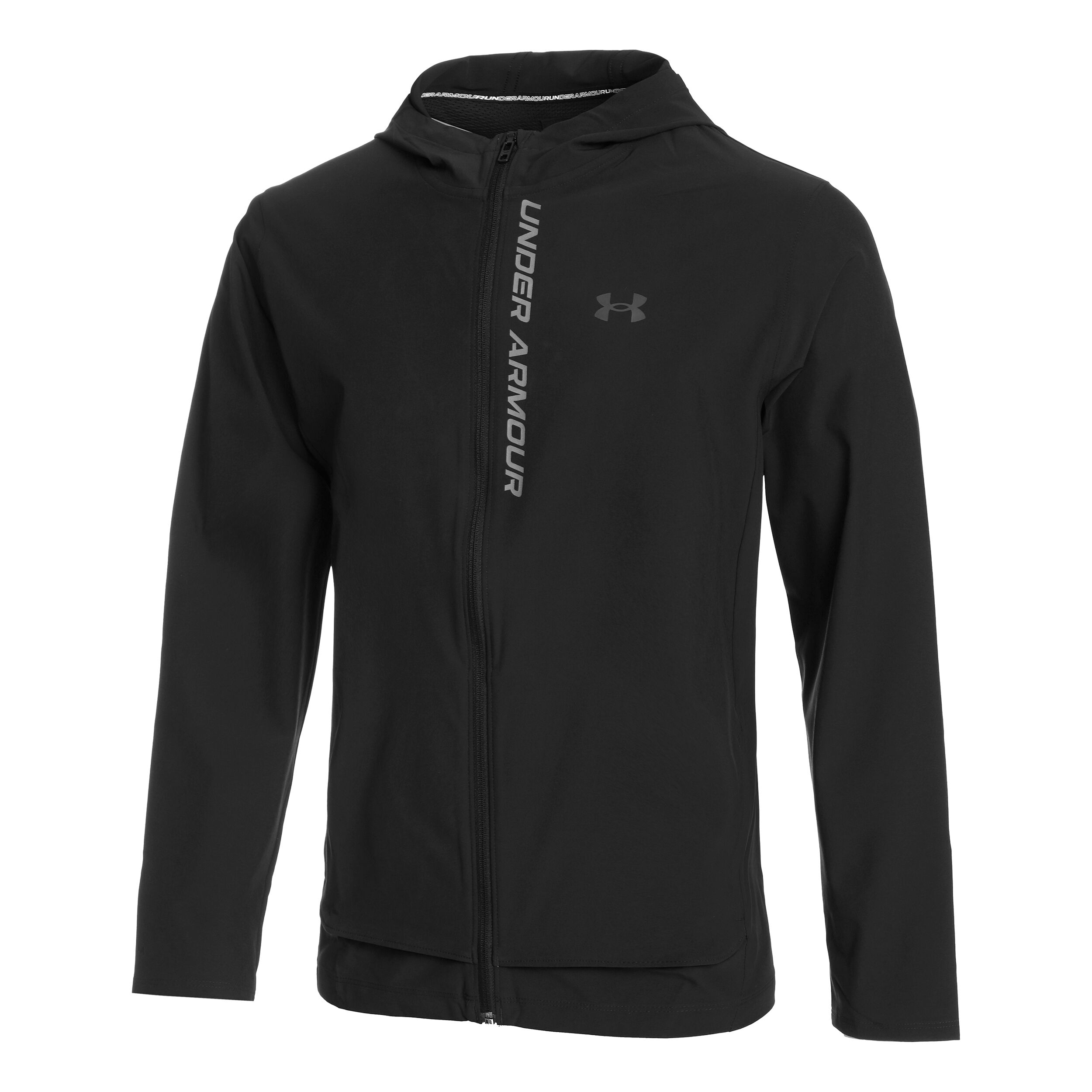 Under Armour Outrun The Storm Laufjacke Herren Schwarz Grau online kaufen Running Point DE
