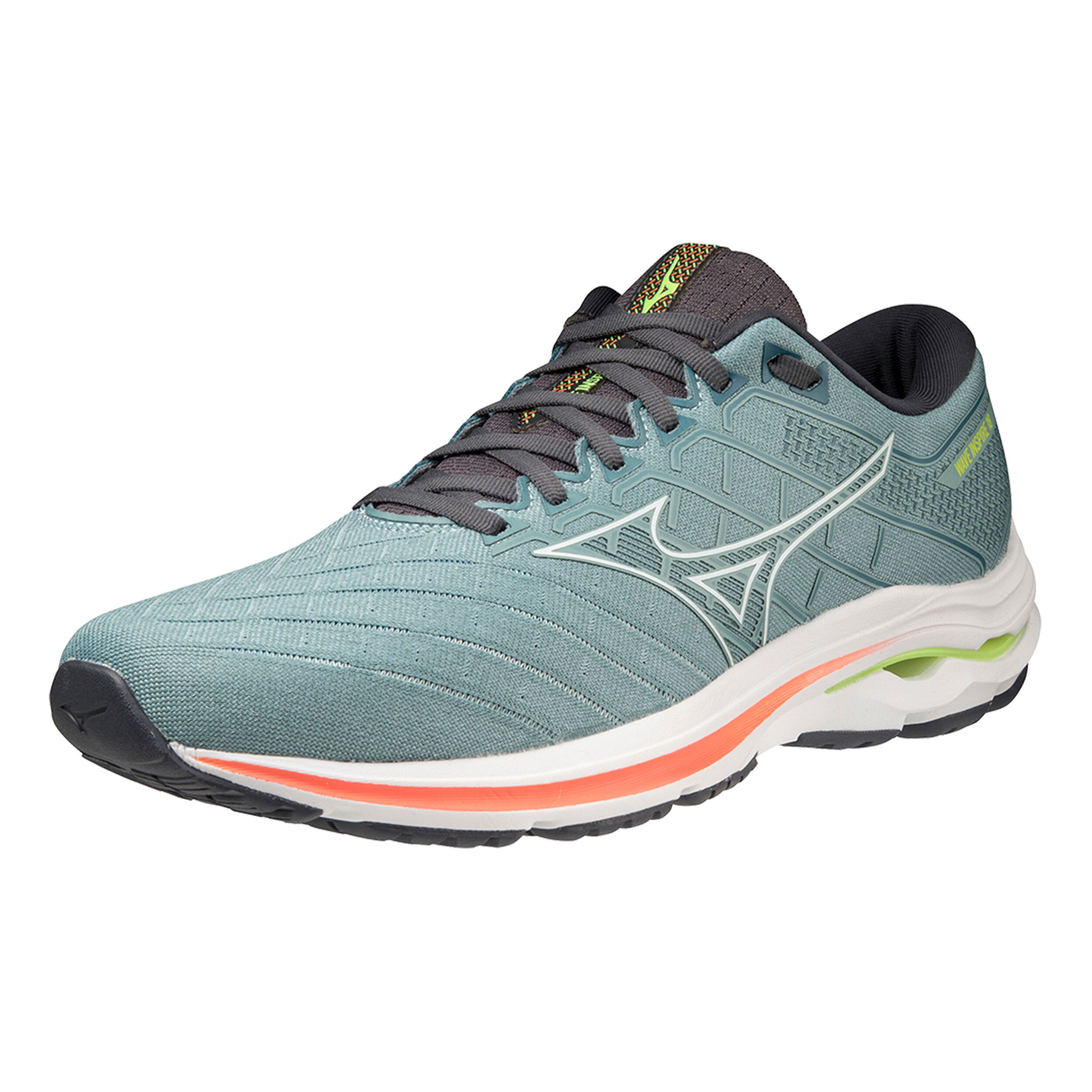 Mizuno Wave Inspire 18 Stabilit tsschuh Herren Grau Gr n online