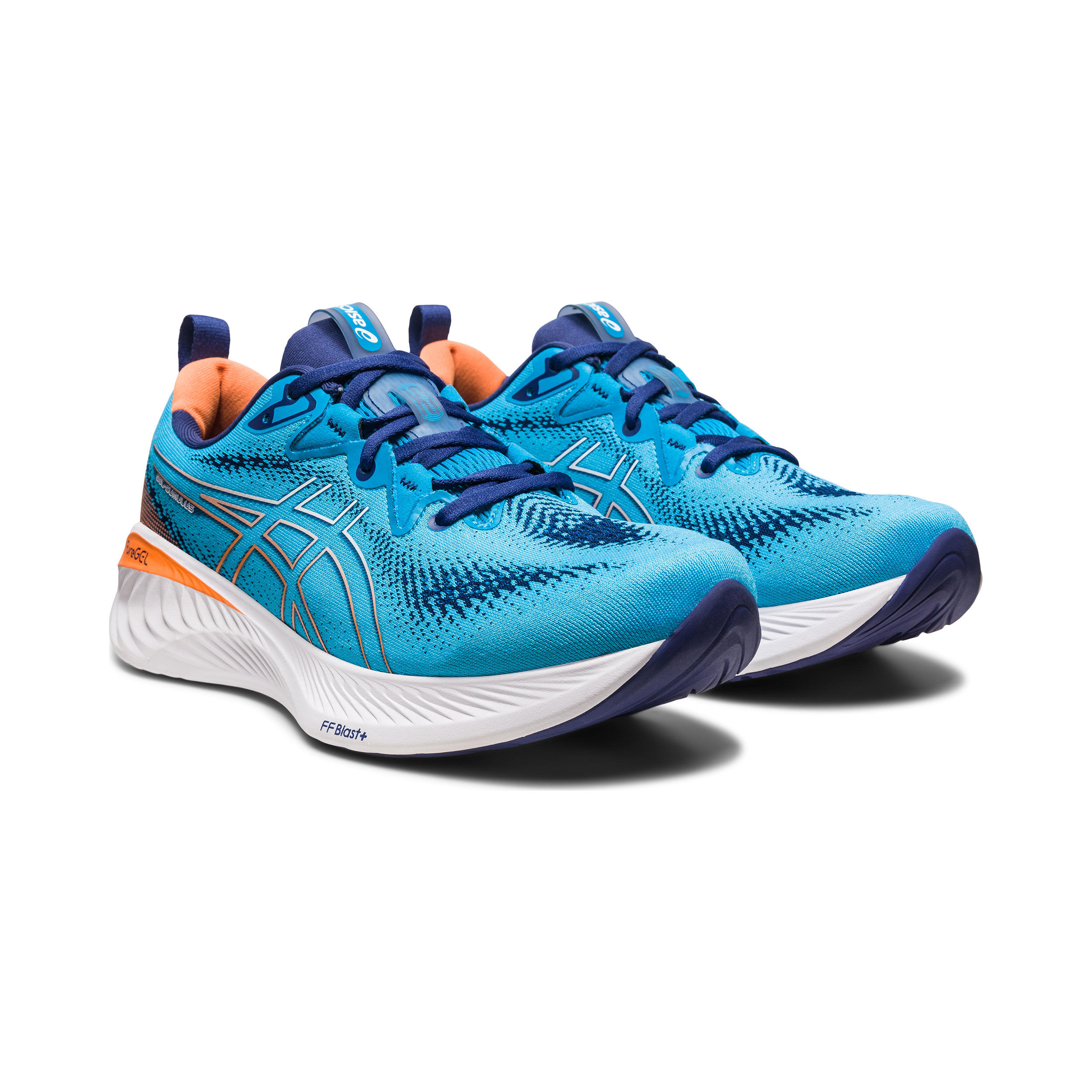 Gel Cumulus 25 Neutralschuh Herren Blau Orange