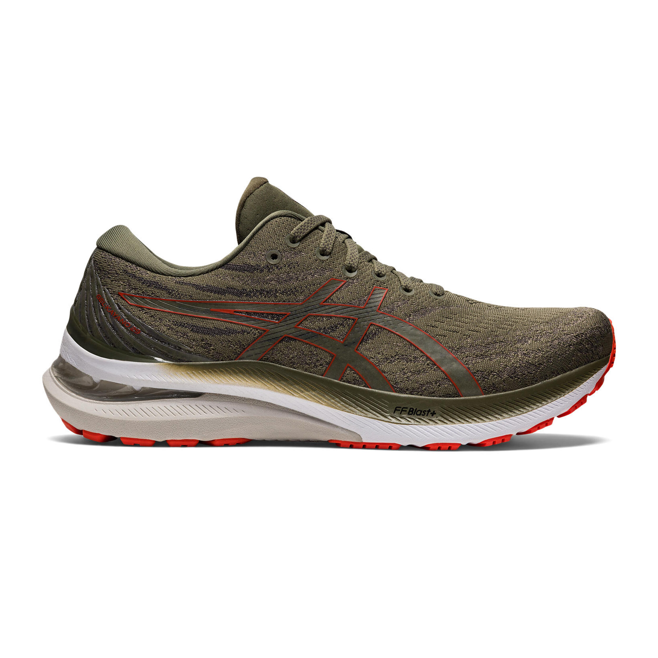 Gel Kayano 29 Stabilitatsschuh Herren Grun Rot