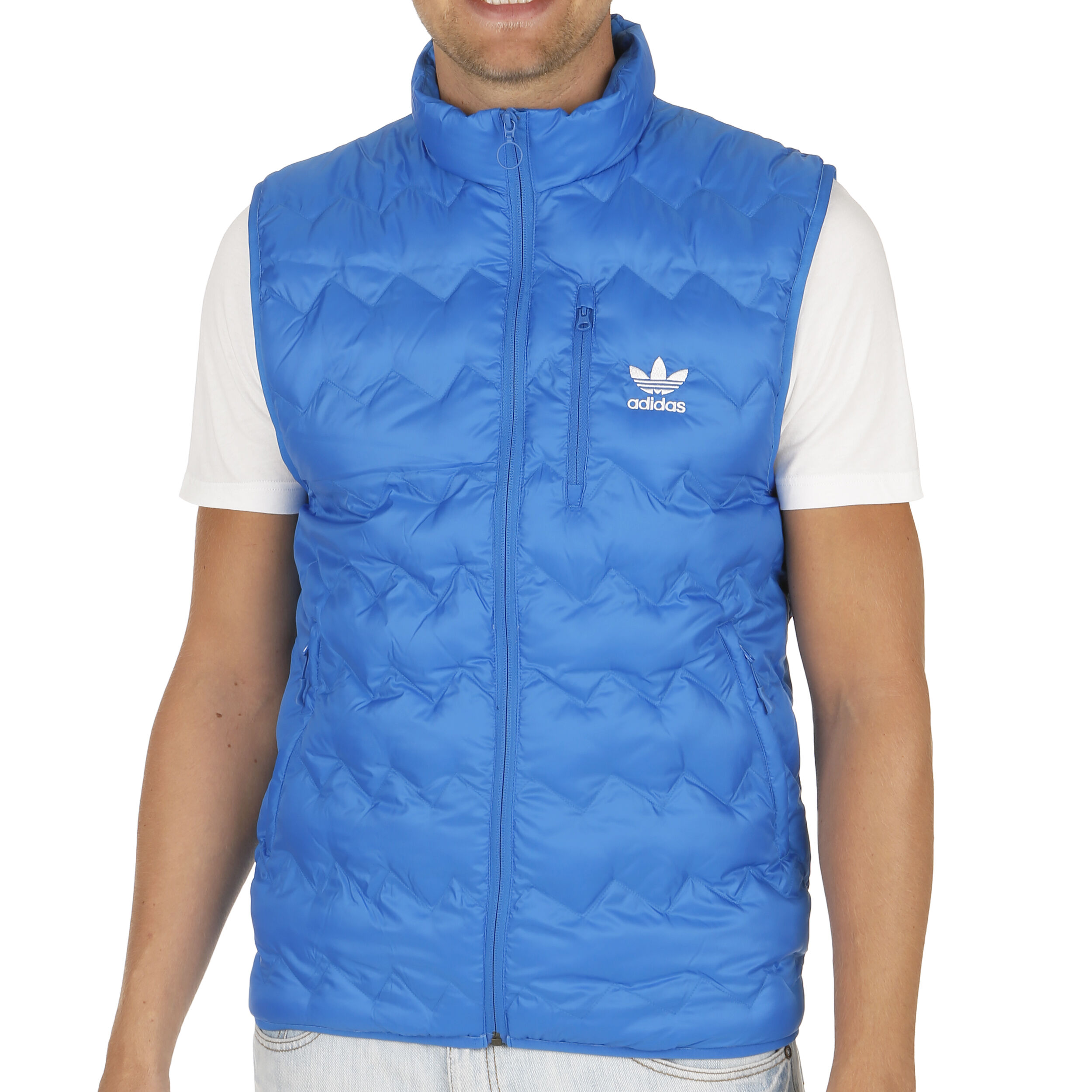 Synth Down Weste Herren Hellblau