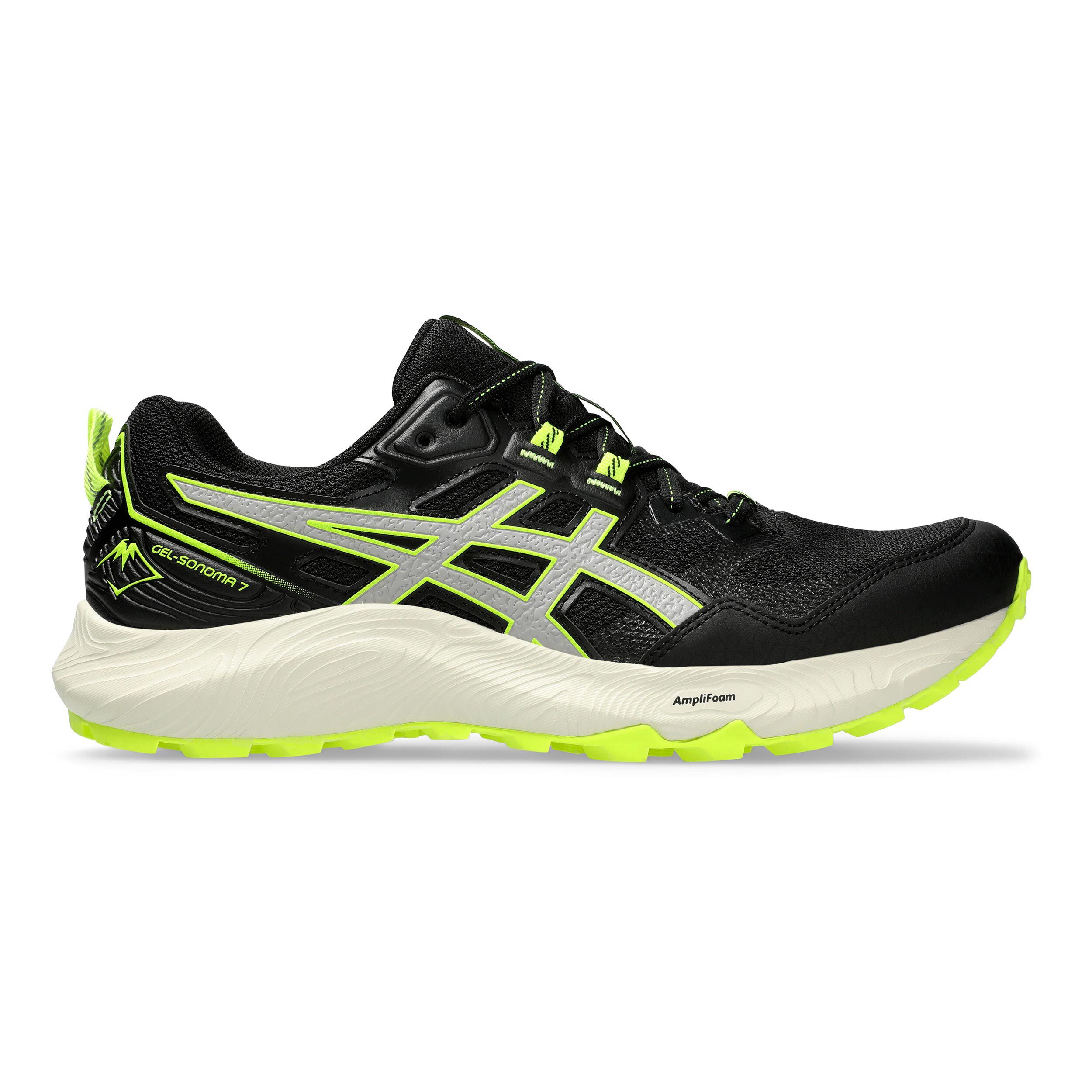 Gel Sonoma 7 Trailschuh Herren Schwarz Grun