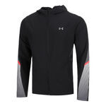 Under Armour Bekleidung Under Armour Velociti Storm Hooded Laufjacke Herren-Schwarz,Grau