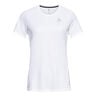 Crew Neck Essential Chill-Tech Laufshirt Damen-Wei&szlig;