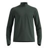 Essential Thermal Midlayer 1/2 Zip Laufshirt Herren-Oliv