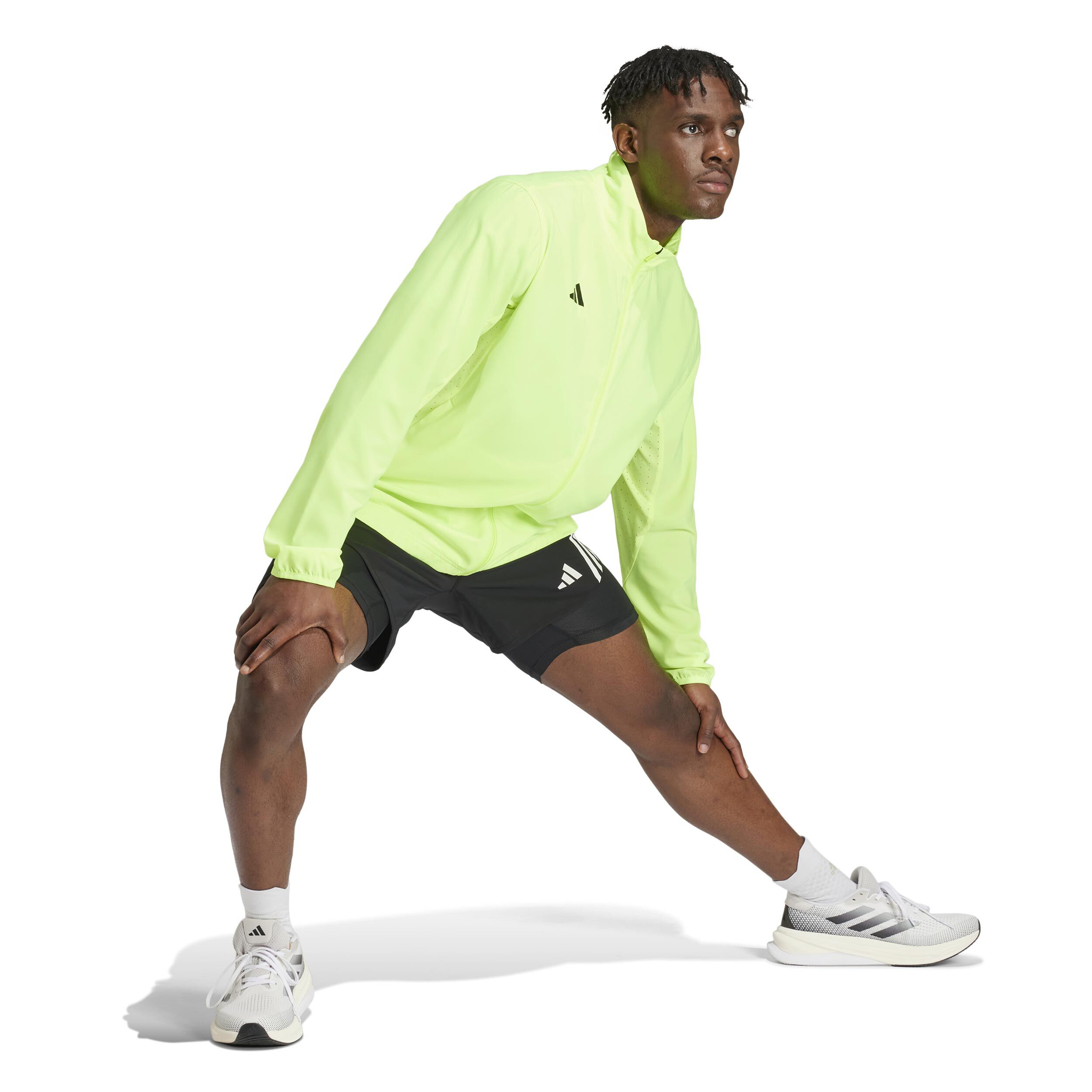 Adizero Essentials Laufjacke Herren Gelb
