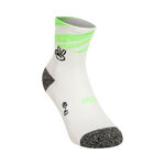 P.A.C. Bekleidung P.A.C. RN 6.2 Reflective Pro Mid Compression Kompressions-Socken Herren-Wei&szlig;,Neonorange
