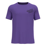 Odlo Bekleidung Odlo Essential Print Laufshirt Herren-Lila