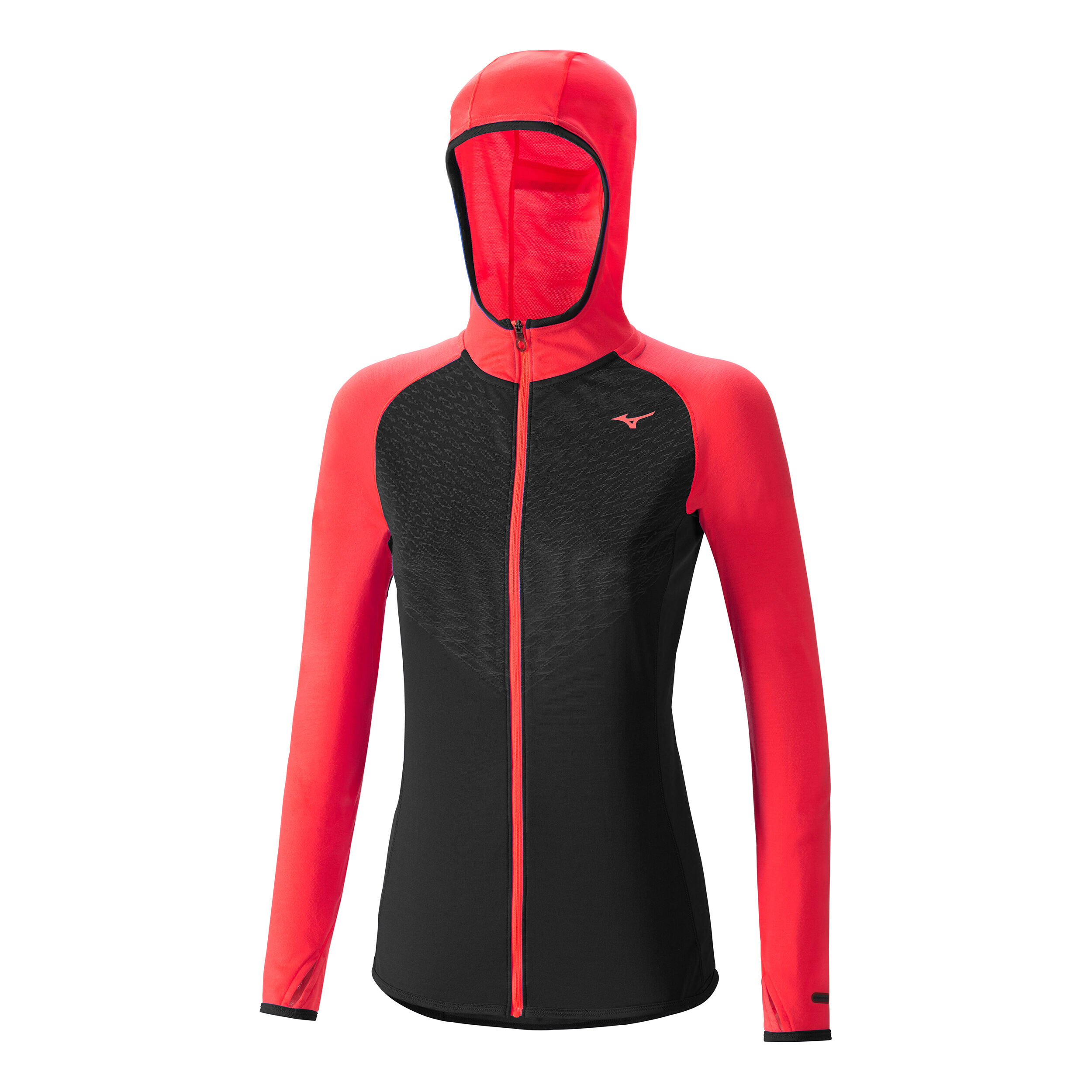 Mizuno running breath thermo double knit full zip hoodie on sale