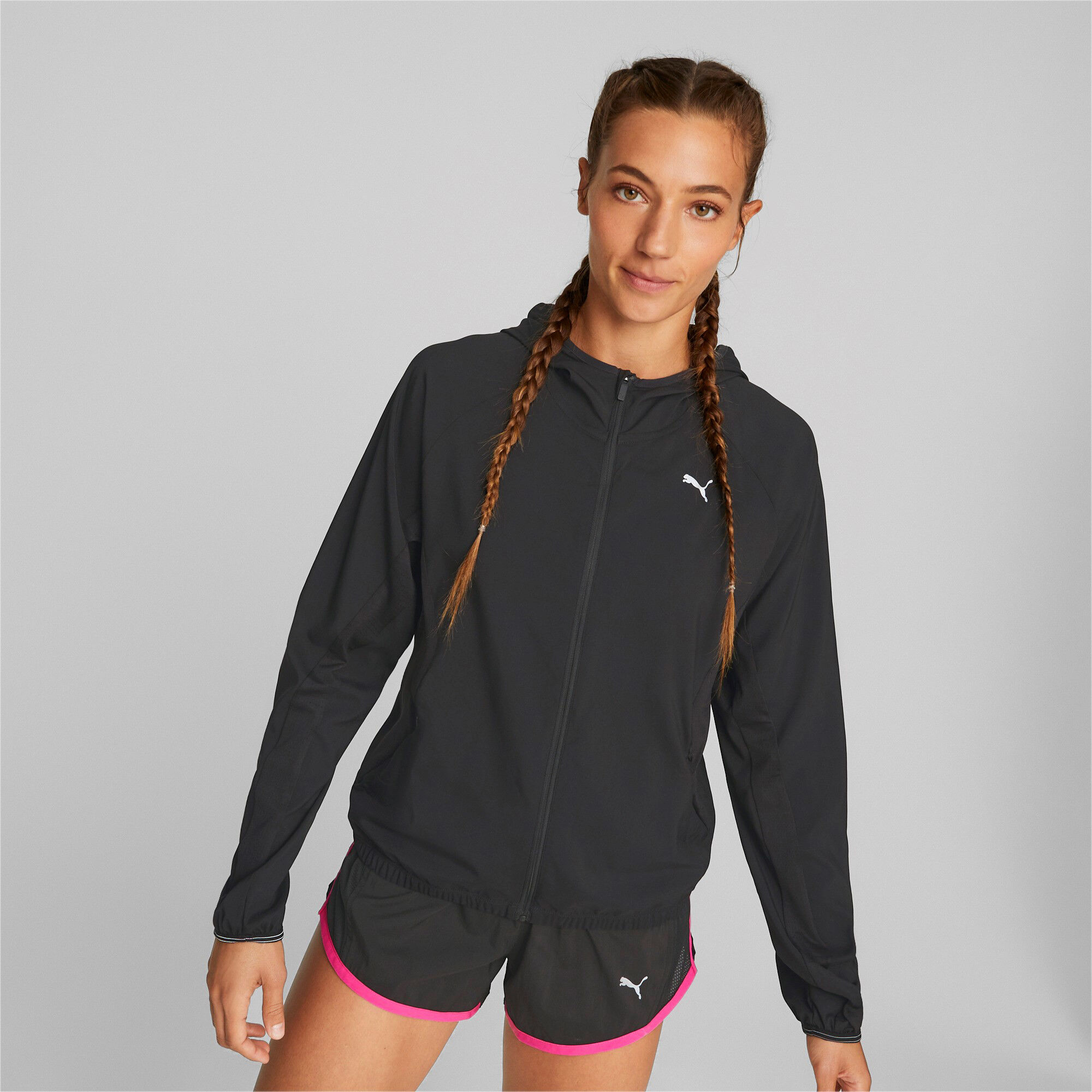 Run Lightweight Laufjacke Damen Schwarz