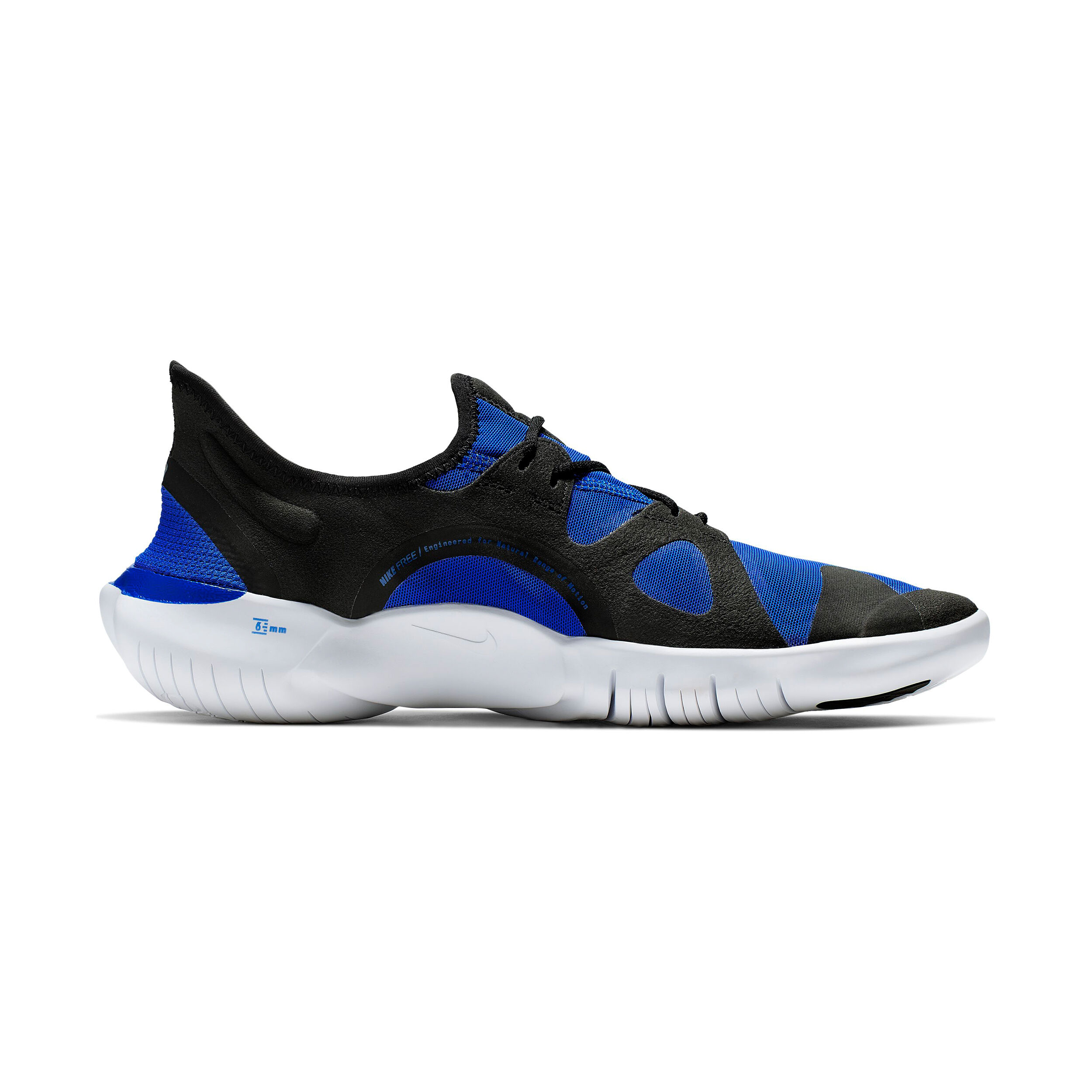 Free Run 5.0 Natural Running Schuh Herren Blau Schwarz