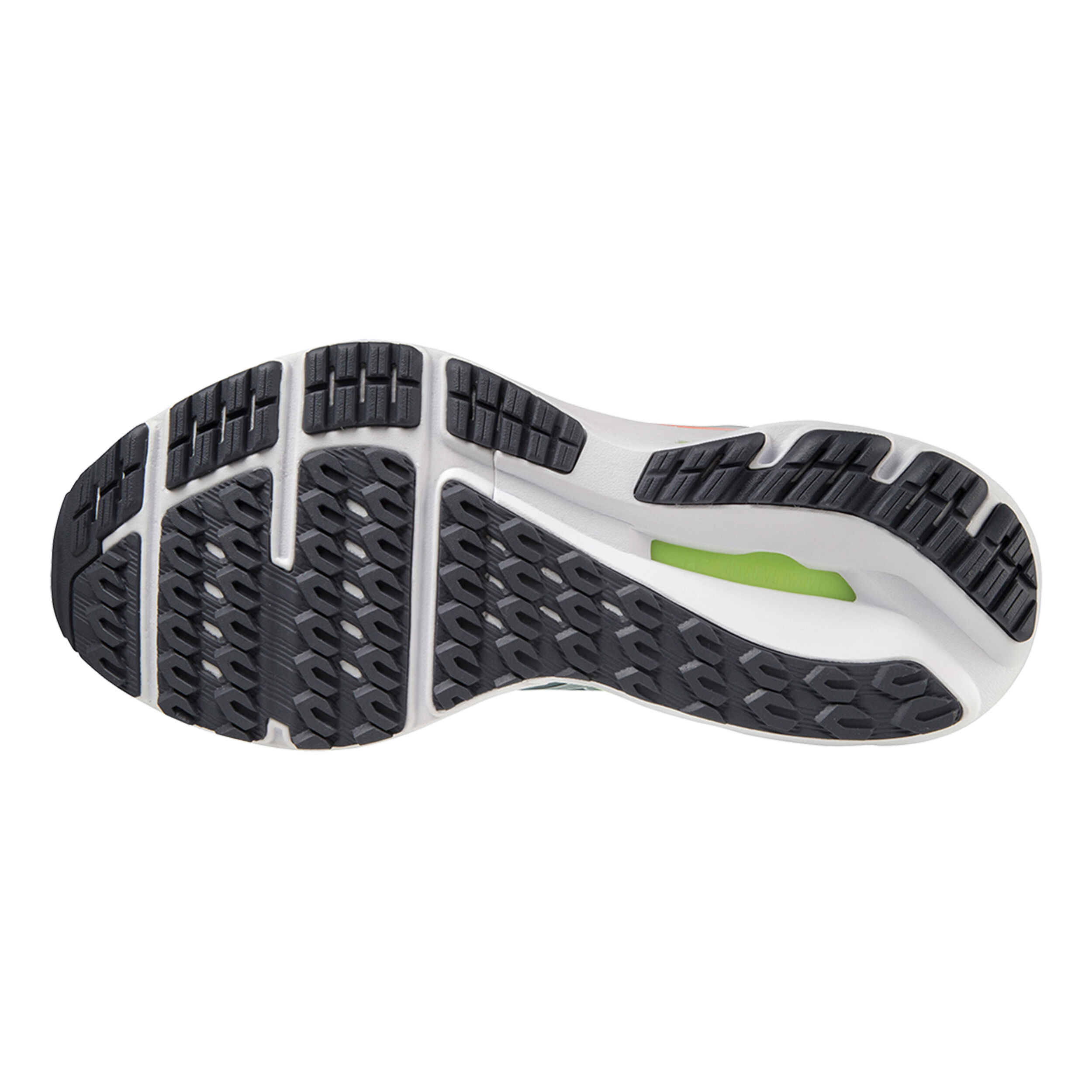 Mizuno Wave Inspire 18 Stabilitatsschuh Herren Grau Grun online kaufen Running Point DE